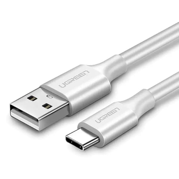 Ugreen USB-A Till USB-C 3A Kabel 5m US287 - Vit