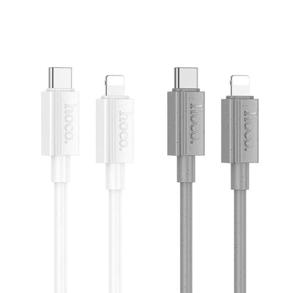 Hoco USB-C Till Lightning 1m Kabel 27W X107 - Vit