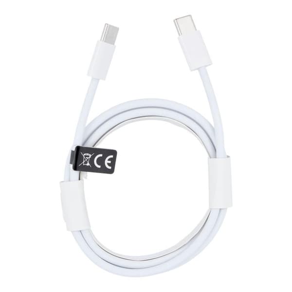 USB-C till USB-C kabel 2m 30W HD26- Vit