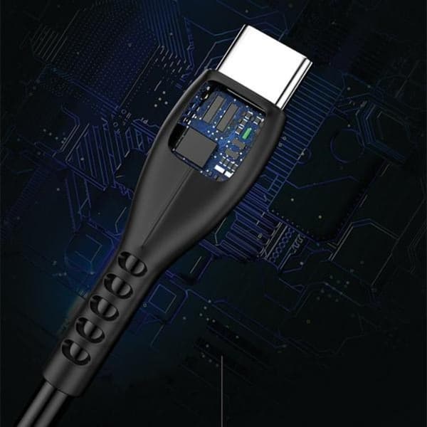 Awei USB-A Till USB-C 1m Kabel CL-115T - Svart