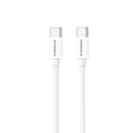Miniatyrbild 2 av 3: Riversong USB-C/USB-C Kabel 1m 3A Lotus 08 CT76 Light - Vit