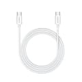 Miniatyrbild 1 av 3: Riversong USB-C/USB-C Kabel 1m 3A Lotus 08 CT76 Light - Vit
