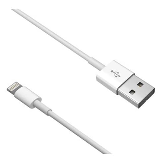Devia USB Till Lightning Kabel 1m 2.1A Smart EC080 - Vit