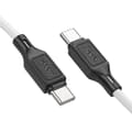 Miniatyrbild 2 av 4: HOCO USB-C - USB-C Kabel 1m 60W 3A X90 - Vit