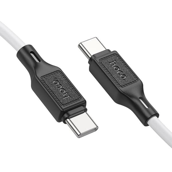 HOCO USB-C - USB-C Kabel 1m 60W 3A X90 - Vit