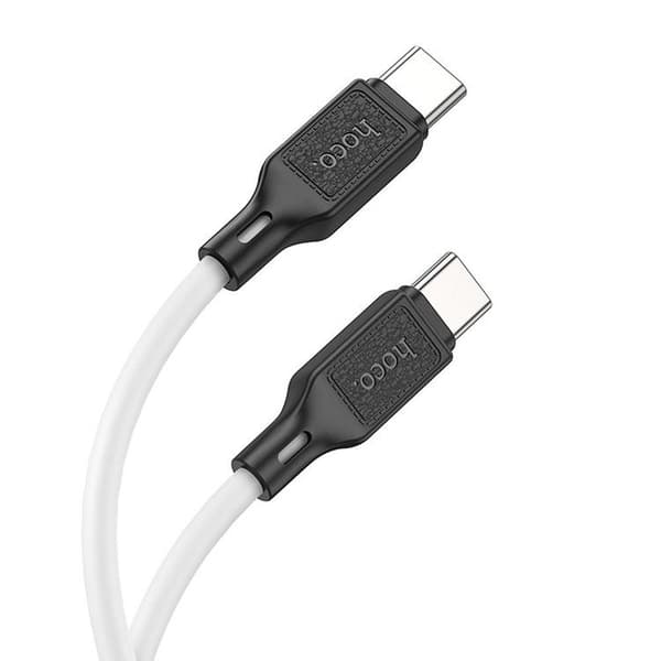 HOCO USB-C - USB-C Kabel 1m 60W 3A X90 - Vit