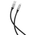 Miniatyrbild 1 av 2: XO USB Till Lightning 1m Kabel 6A NB251 - Svart