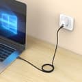 Miniatyrbild 5 av 6: Tech-Protect USB-C Till USB-C kabel Ultraboost 25CM 15W - Grå