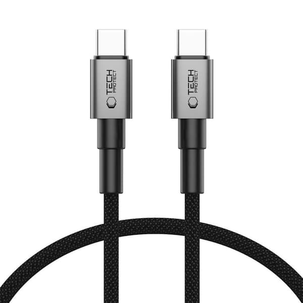 Tech-Protect USB-C Till USB-C kabel Ultraboost 25CM 15W - Grå