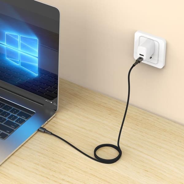 Tech-Protect USB-C Till USB-A kabel Ultraboost 50CM 15W - Grå