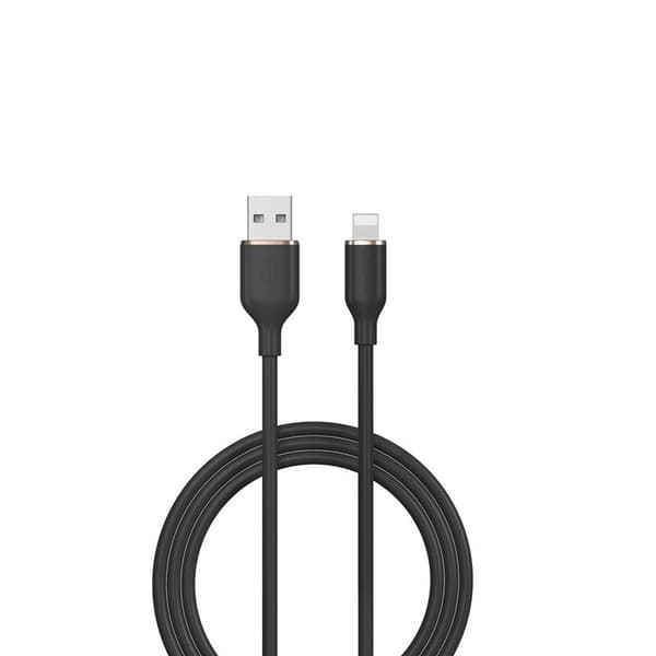 Devia USB Till Lightning 1.2m Kabel 2.4A Jelly EC630 - Svart