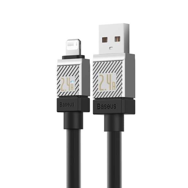 Baseus USB Till Lightning 1m Kabel 2.4A CoolPlay - Svart