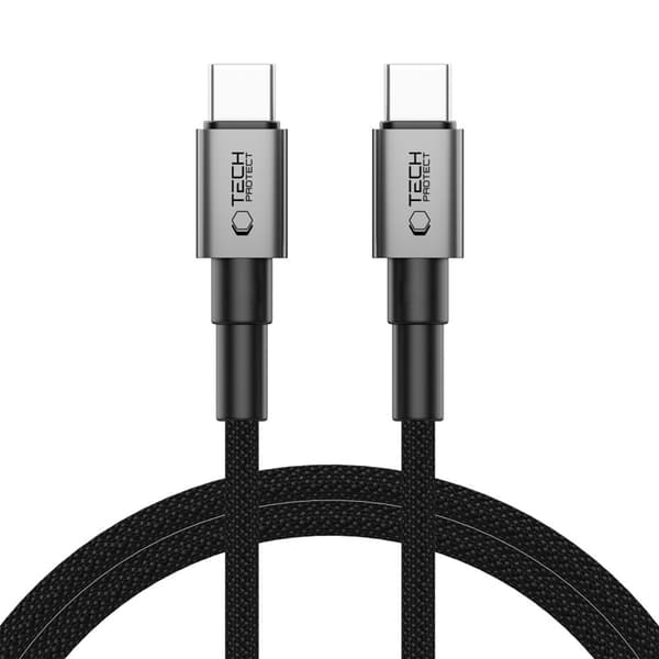 Tech-Protect USB-C Till USB-C kabel Ultraboost 100CM 60W - Grå