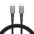 Miniatyrbild 1 av 6: Tech-Protect USB-C Till USB-C kabel Ultraboost 100CM 60W - Grå