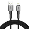 Miniatyrbild 1 av 4: Tech-Protect USB-A Till Lightning kabel Ultraboost - Grå