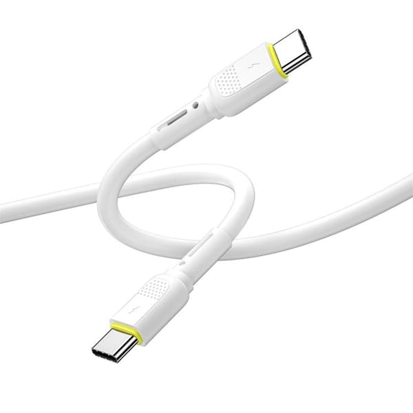 WIWU USB-C Till USB-C 60W Kabel 1.2m - Vit
