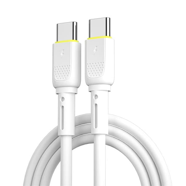 WIWU USB-C Till USB-C 60W Kabel 1.2m - Vit