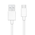 Miniatyrbild 1 av 2: OPPO USB-A Till USB-C 3A Kabel 1m Bulk - Vit