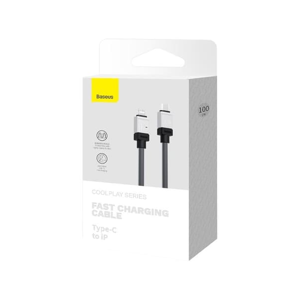 Baseus USB-C Till Lightning Kabel 20W 1m CoolPlay - Svart
