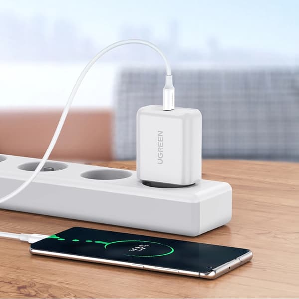 Ugreen USB-C Till USB-C PD QC AFC 1m Kabel - Vit