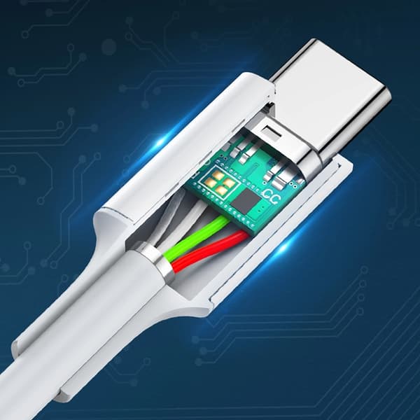 Ugreen USB-C Till USB-C PD QC AFC 1m Kabel - Vit
