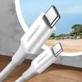 Miniatyrbild 2 av 10: Ugreen USB-C Till USB-C PD QC AFC 1m Kabel - Vit