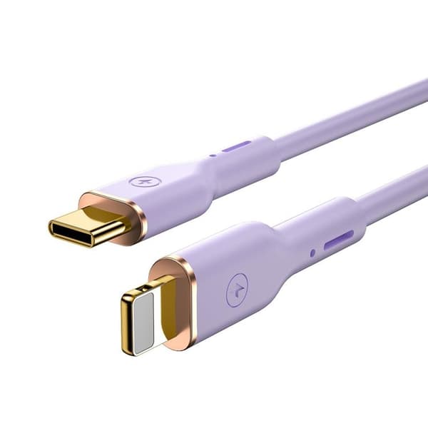 WIWU USB-C till Lightning kabel 30W 1.2m YQ01 - Lila