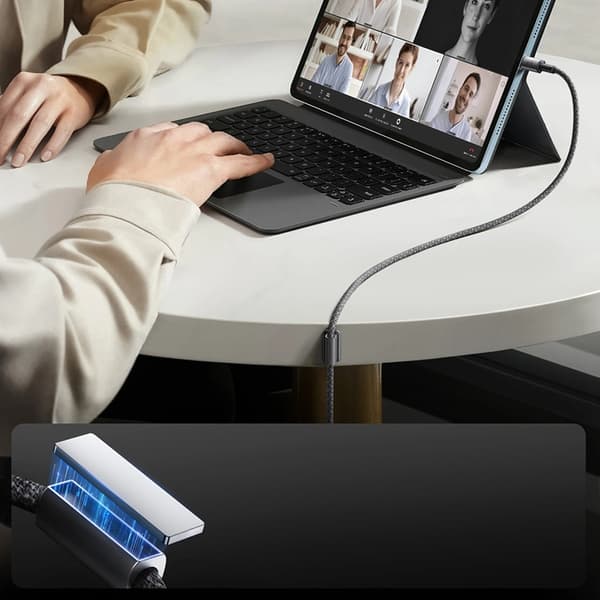 Joyroom S-A50 3A USB-A - Lightning Kabel 1.2m - Grå