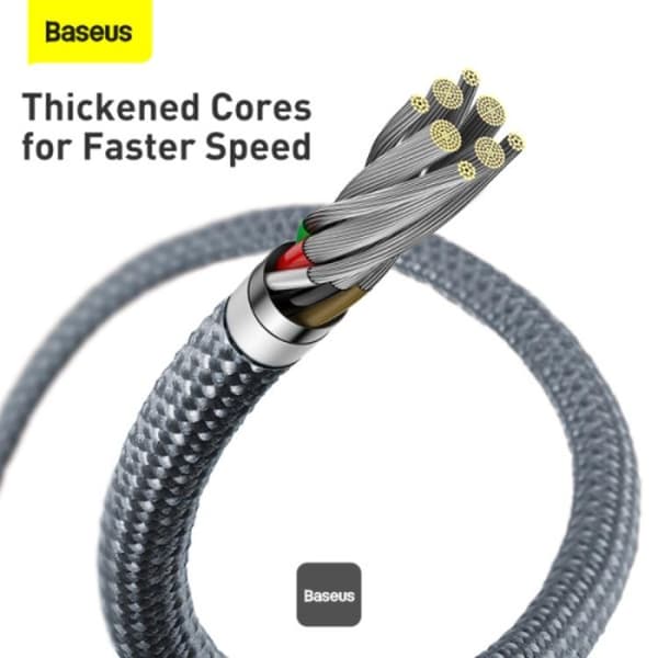 Baseus USB-C Till Lightning Kabel 20W 1m Dynamic PD - Svart