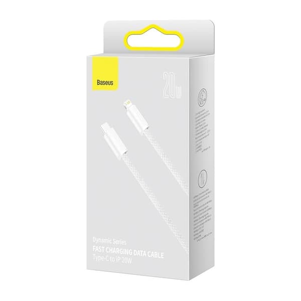 Baseus USB-C Till Lightning Kabel 20W 1m Dynamic PD - Svart