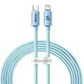 Miniatyrbild 1 av 6: Baseus USB-C Till Lightning Kabel 20W 2m Crystal Shine Sky Blå