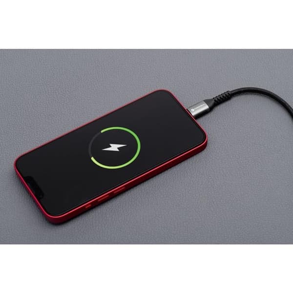 Forcell USB-C till Lightning Kabel 27W 2m PD 3A Cafule - Svart