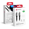 Miniatyrbild 7 av 7: Forcell USB-C till Lightning Kabel 27W 2m PD 3A Cafule - Svart