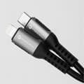 Miniatyrbild 2 av 7: Forcell USB-C till Lightning Kabel 27W 2m PD 3A Cafule - Svart