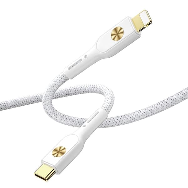 WIWU USB-C Till Lightning 1.2m Kabel 30W City - Vit