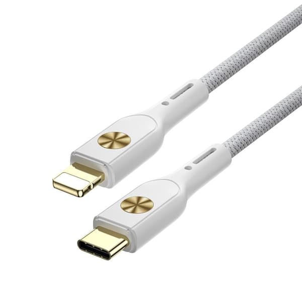 WIWU USB-C Till Lightning 1.2m Kabel 30W City - Vit