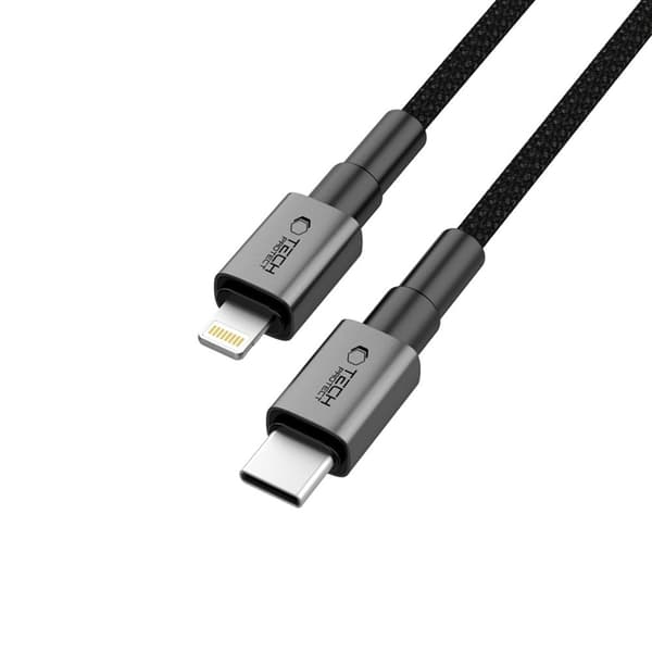 Tech-Protect USB-C Till Lightning kabel (100cm) Ultraboost - Grå