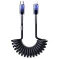 Miniatyrbild 1 av 8: Joyroom S-A43 USB-C - Lightning 30W Kabel 1.5m Spiral Crystal Clear