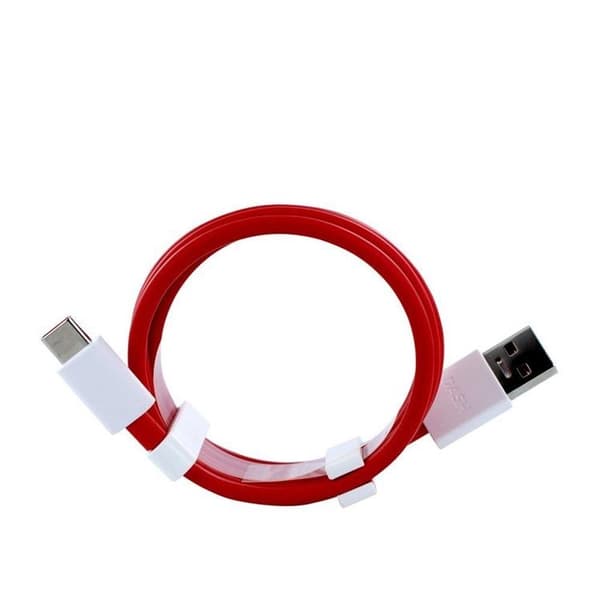 OnePlus USB-A Till USB-C 4A Kabel 1m Bulk - Röd
