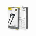 Miniatyrbild 3 av 3: Dudao L7T USB-A - USB-C 66W Kabel med LED Display 1m - Svart
