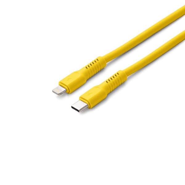 Colorum USB-C till Lightning Kabel 1.8m 2.4A - Gul