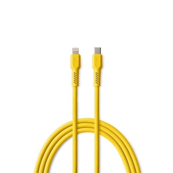 Colorum USB-C till Lightning Kabel 1.8m 2.4A - Gul
