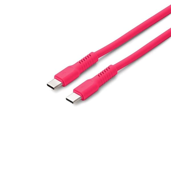 Colorum USB-C till USB-C Kabel 1.8m 3A - Magenta