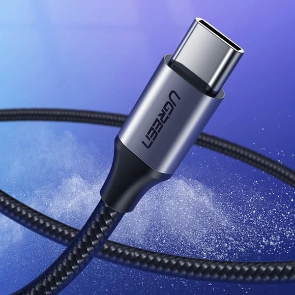 Ugreen USB-C till USB-A kabel Snabbladdning 0,5m 3A - Grå