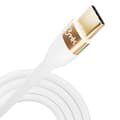 Miniatyrbild 3 av 6: 3mK USB-C till USB-C kabel 100W 2m HyperSilikon - Vit