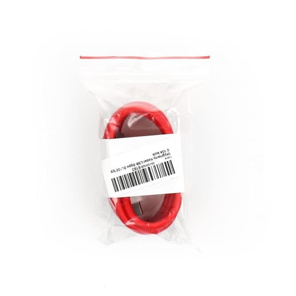 OPPO USB-C Till USB-C 10A Kabel 1m Bulk - Röd