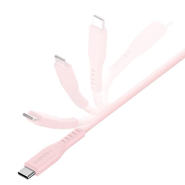 Energea USB-C till Lightning Kabel 60W 3A 1.5m - Rosa