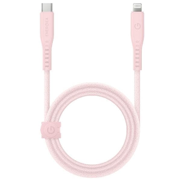 Energea USB-C till Lightning Kabel 60W 3A 1.5m - Rosa