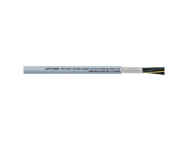 Lapp ÖLFLEX CLASSIC 135 CH, 50 m, Grå, 176 kg/km, 248 kg/km, 4000 V, 2,5 mm²