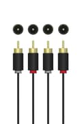 Miniatyrbillede 2 af 3: QNECT Phono 2xRCA han - 2xRCA han, 10m